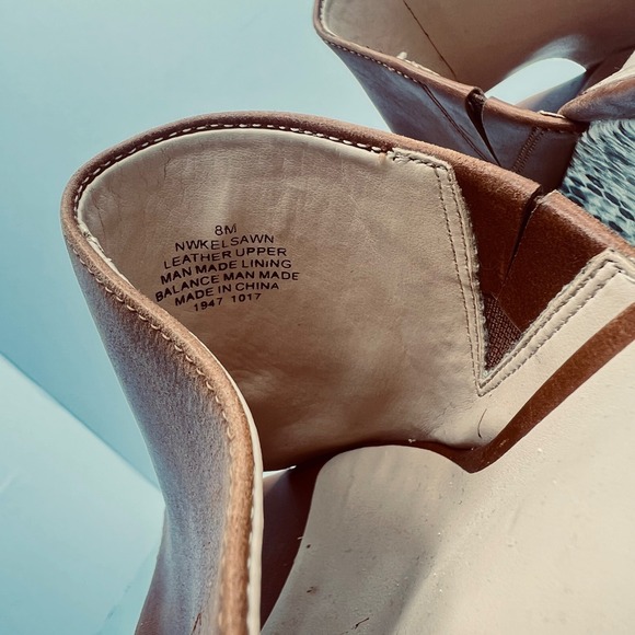 Nine West Platform Slides Snakeskin Heel Leather Sz 8 Boho Wedge Animal Print - Picture 10 of 10